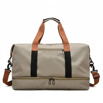 Weekender Duffel with Separate Shoe Pocket and Wet Gear Storage for Training, Sports and Travel