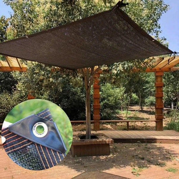 Sable Shade Cloth - UV-Resistant Garden Shade Fabric, Reinforced Corners