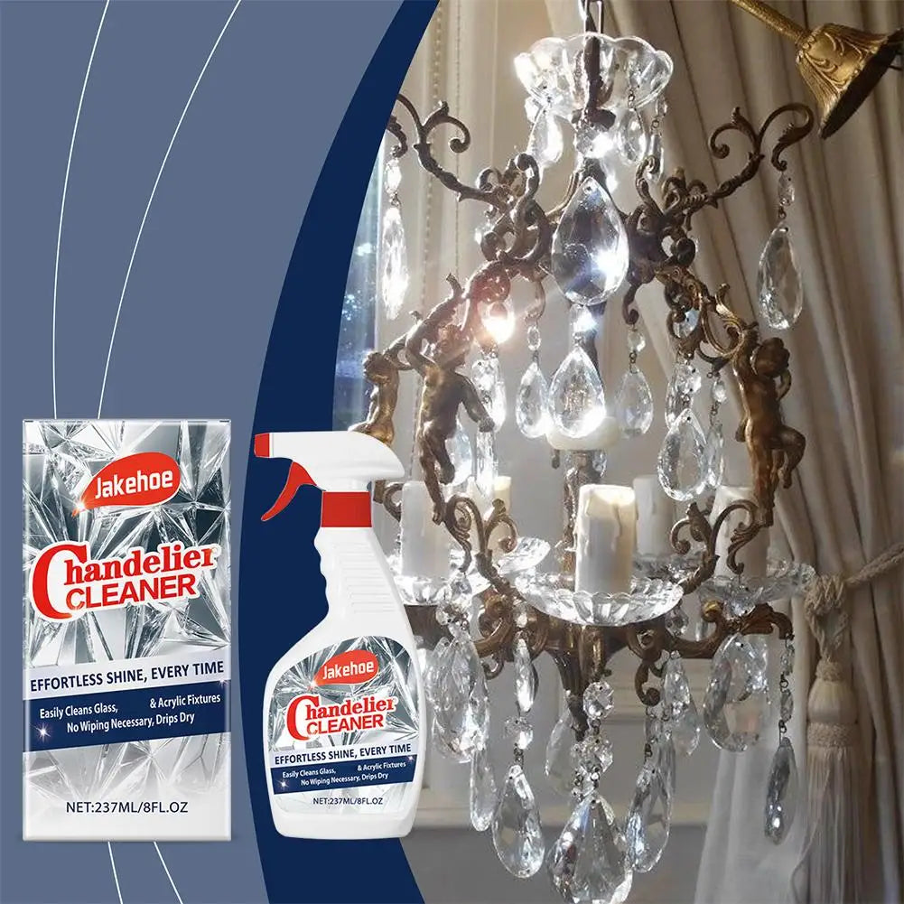 Crystal Chandelier Cleaner Spray 8 oz Streak-Free Formula for Glass Lighting Fixtures Mirrors and Reflective Surfaces Home Care