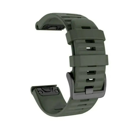 Silicone Smartwatch Band | QuickFit Replacement Strap 20mm 22mm 26mm | Flexible Sport Watch Band for Active Lifestyles