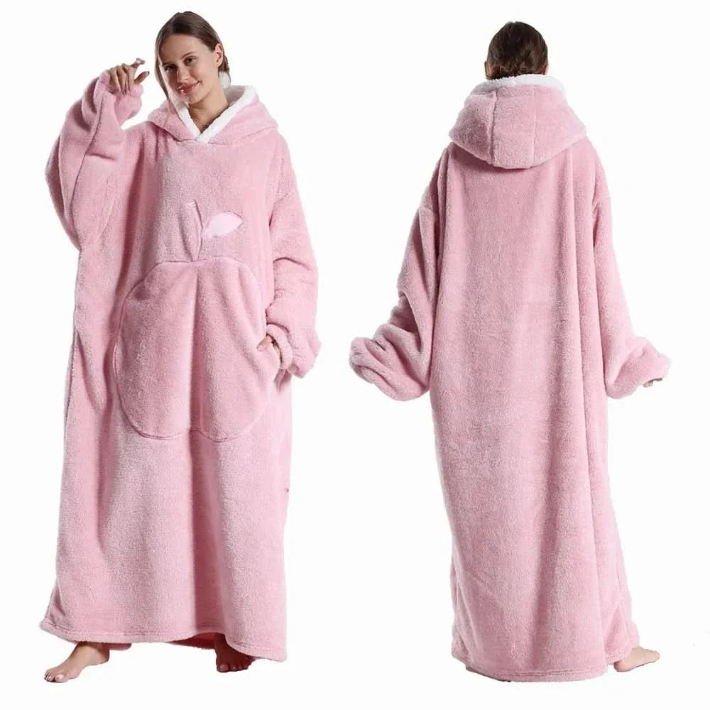 HOODSNUG – Hooded Wearable Blanket for Cozy Comfort