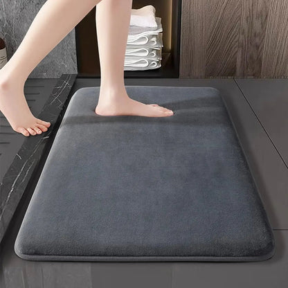 Tapis de bain nordique | Tapis de douche ultra-absorbant avec design antidérapant | Velours doux pour plus de confort