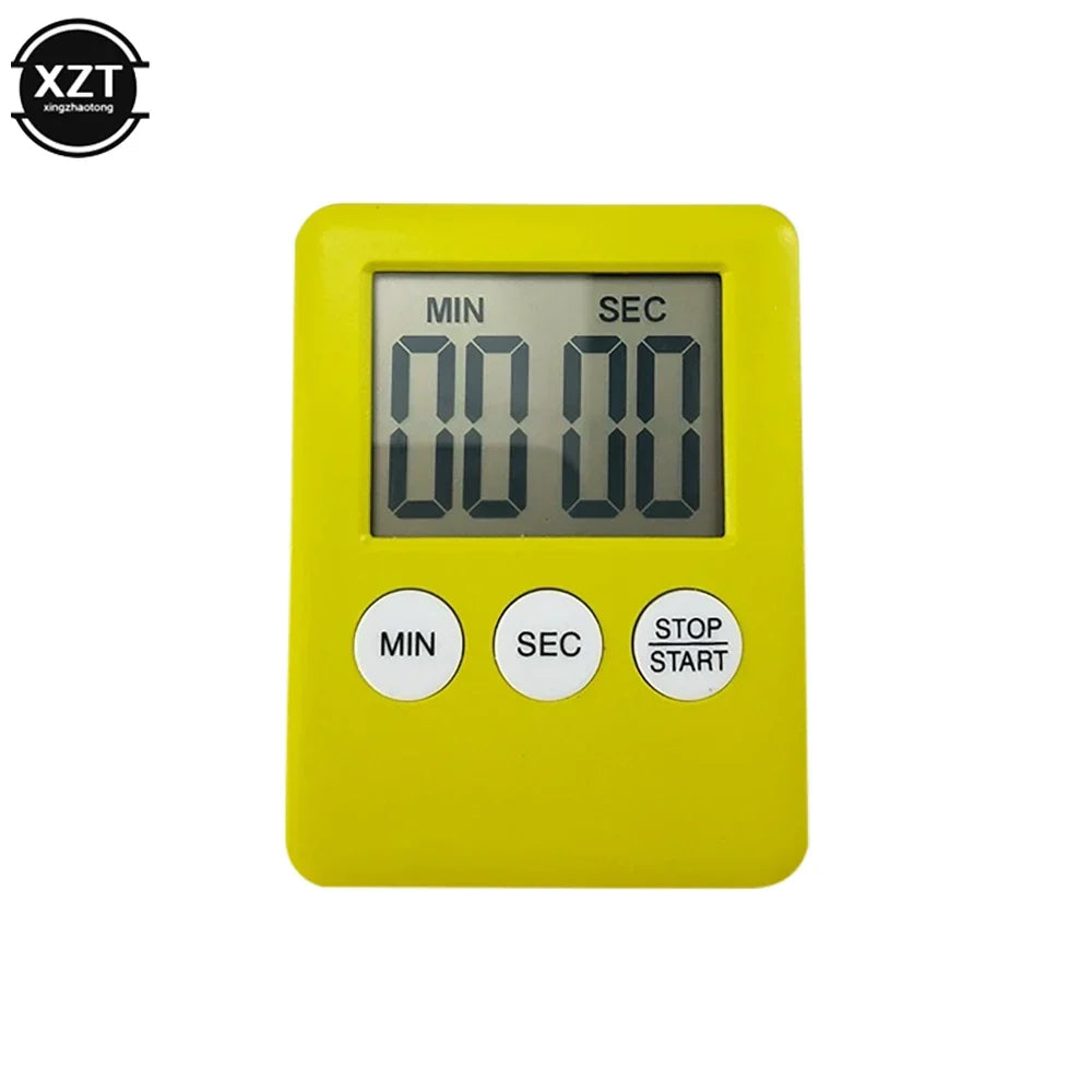 Countdown Timer Magnetic LCD 2.8 Inch Screen Alarm Clock Home Office Study Workout Productivity Tool Kitchen Baking Cooking Interval Trainin