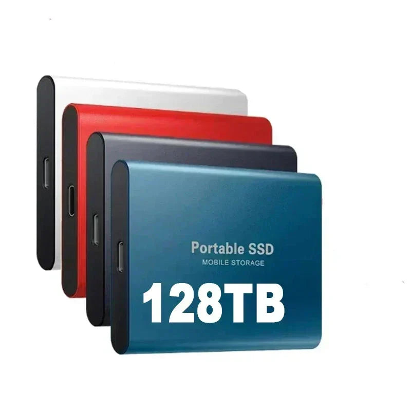Portable External Solid State Drive 2TB USB 3.1 Type-C Storage Device for Mac PC Laptop Computer Data Transfer Backup High Speed Mobile SSD