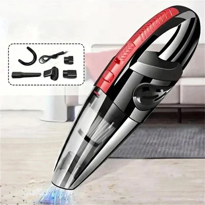 Cordless Handheld Vacuum Cleaner with Cyclonic Suction for Car & Home – Wet Dry Portable Dust Buster 120W Motor 30 Min Runtime