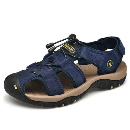 Men's Orthopedic Sandals with Arch Support & Cushioned Footbed – Slip-Resistant Walking Sandals for Everyday Comfort