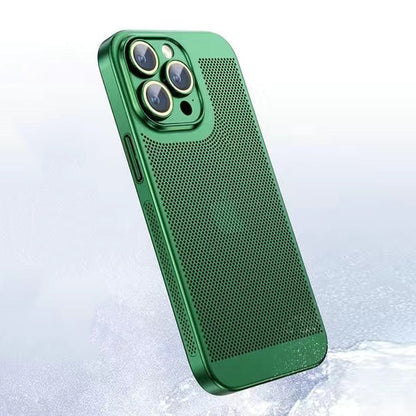Coque de protection pour iPhone avec cadre métallique – Étui transparent et fin avec protection d'appareil photo et découpes précises pour une protection quotidienne contre les chutes
