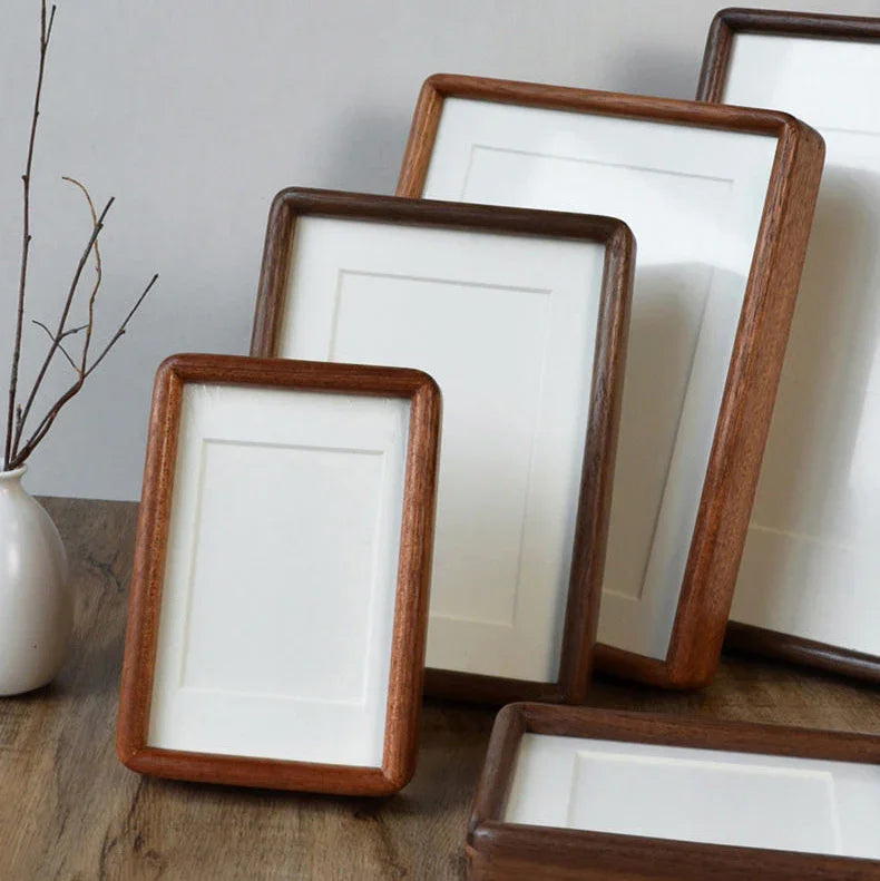 Hardwood Picture Frame 8.3×11.7 in Portrait A4 Mortise Joiner Wedding Memory Display Wall Hanging Living Room Bedroom Hallway Gallery Arrang