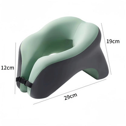 MEMOFLEX – Memory Foam Travel Pillow Ergonomic Neck Comfort
