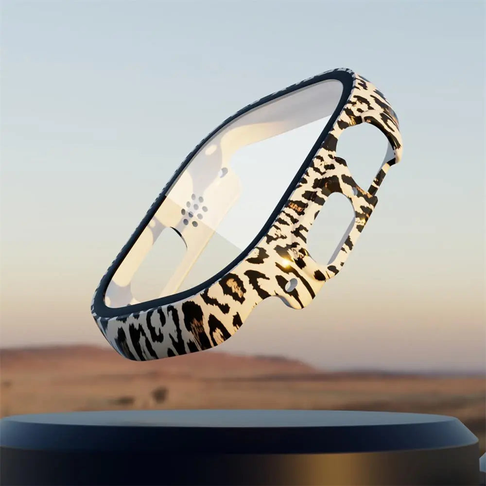 Protective Shell with Tempered Glass Screen Guard for 49mm Apple Watch Ultra Series – Full-Body Snap-On Design
