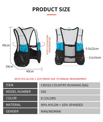 Hike Racer | Gilet de running respirant au design ultraléger | Équipement polyvalent pour vos aventures en plein air