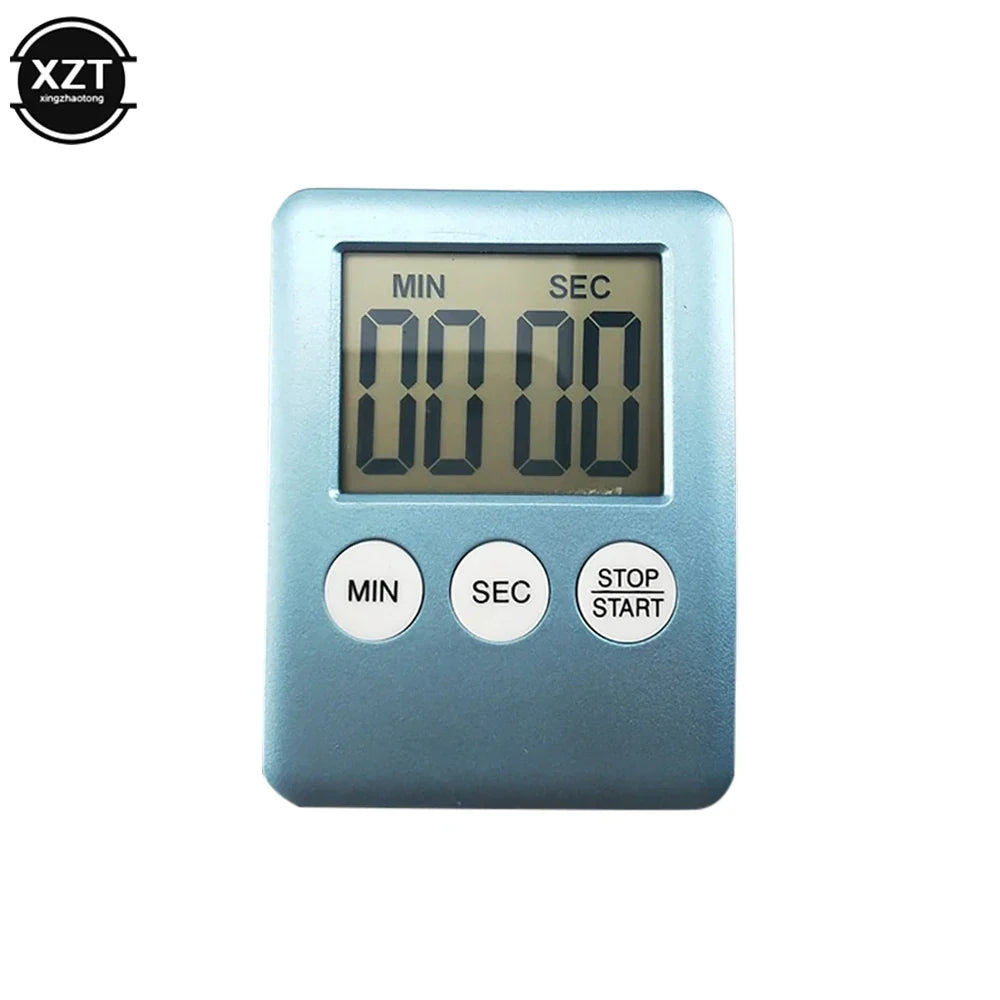 Countdown Timer Magnetic LCD 2.8 Inch Screen Alarm Clock Home Office Study Workout Productivity Tool Kitchen Baking Cooking Interval Trainin
