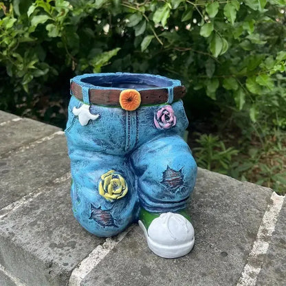 Retro Denim - Garden Planter
