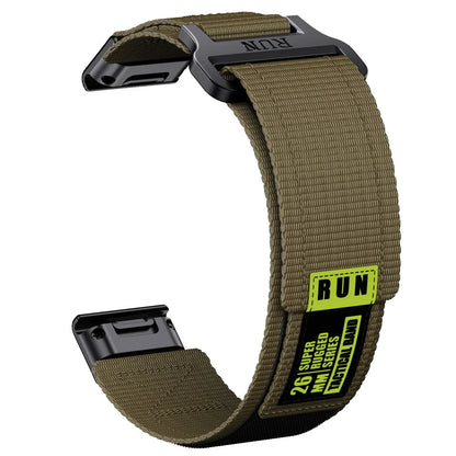 Woven Nylon Watch Band for Smartwatches – Quick-Release Strap with Adjustable Closure, Breathable Sport Band for Fitness & Everyday Wear