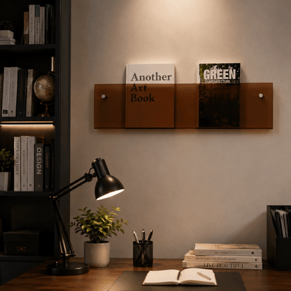 Sable Wall Magazine Holder - Elegant Minimalist Design, Space-Saving Storage