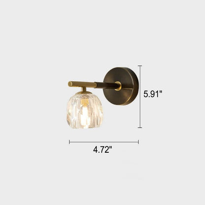 COPRIELLE – Crystal Wall Sconce for Elegant Glow