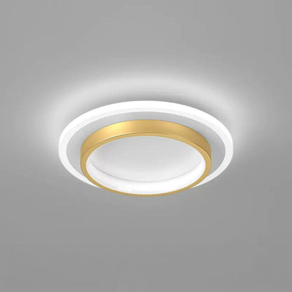Flush Mount LED Disk Light 10W 20W Ultra-Slim 2 in Profile Black White for Low Ceilings Bedroom Hallway Foyer Apartment Living Room Modern H