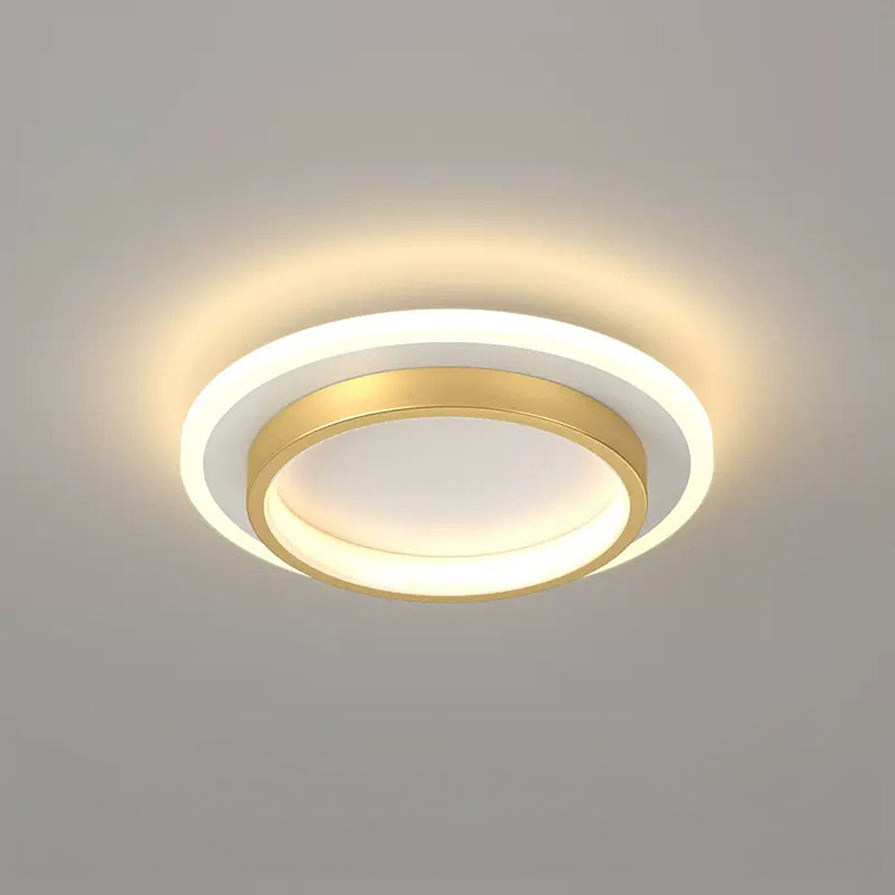 Flush Mount LED Disk Light 10W 20W Ultra-Slim 2 in Profile Black White for Low Ceilings Bedroom Hallway Foyer Apartment Living Room Modern H