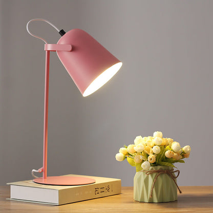 Bucket Table Lamp with E27 Socket in Pastel Scandinavian Colors for Bedroom, Living Room & Office