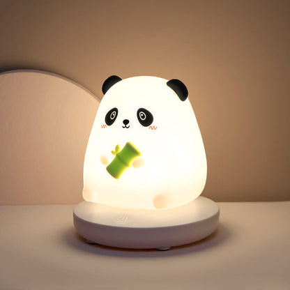 Silicone Animal Night Light for Kids – Soft LED Bedside Lamp, Rechargeable Glow Light for Nursery, Bedroom & Living Room Decor