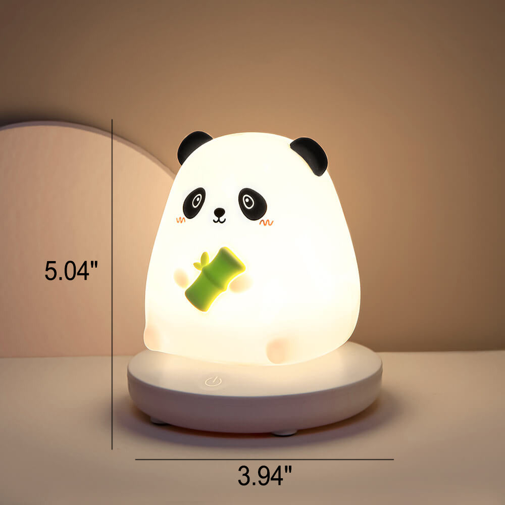Silicone Animal Night Light for Kids – Soft LED Bedside Lamp, Rechargeable Glow Light for Nursery, Bedroom & Living Room Decor