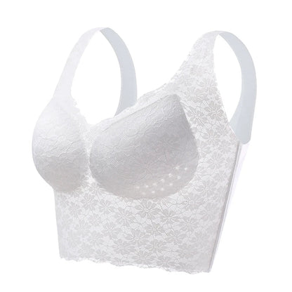 Wireless Pull-On Lift Bra with Wide Straps for Everyday Comfort & Back Support