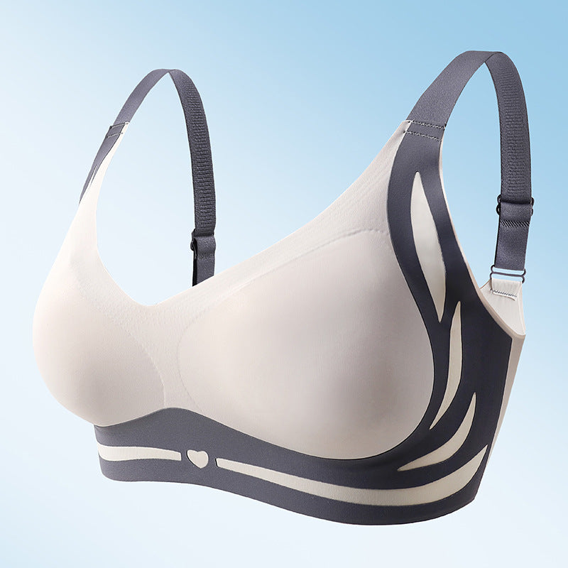 Wireless Push-Up Bra with Posture Support & Cushioned Straps for Women | Seamless Comfort Everyday Bra | Wide Coverage Back Smoothing