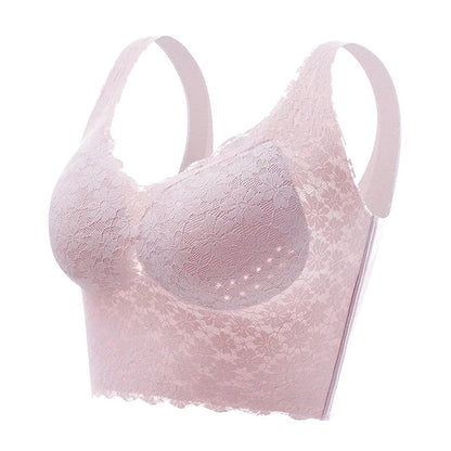 Wireless Pull-On Lift Bra with Wide Straps for Everyday Comfort & Back Support