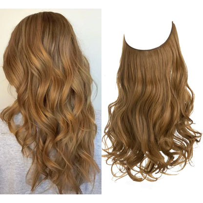Clip-In Human Hair Extensions 100% Real Remy Hair Add Volume Length 14-18 Inches Heat Resistant Seamless Blend Natural Texture for Everyday