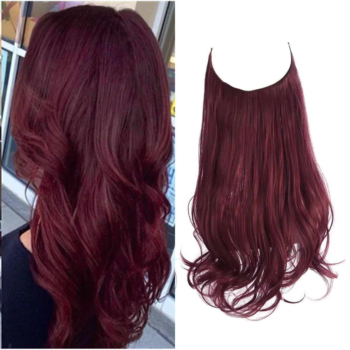 Clip-In Human Hair Extensions 100% Real Remy Hair Add Volume Length 14-18 Inches Heat Resistant Seamless Blend Natural Texture for Everyday