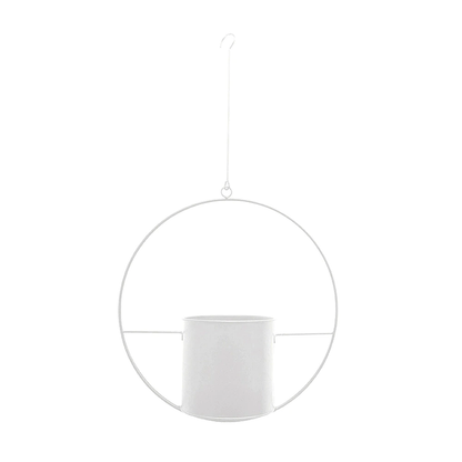 Hanging Metal Planter Pots – Geometric Wall-Mounted Indoor Planters for Succulents, Herbs & Flowers – Scandinavian Minimalist Home Decor