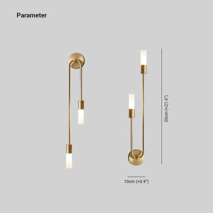 Indoor Sconce Fixture 10 Inch Gold Metal Accent Light for Bedroom Dining Area Living Space Hardwired G9 LED Warm White Lighting
