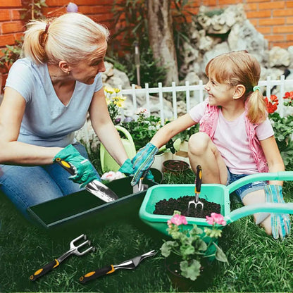 Ensemble GardenGrip – Outils ergonomiques en acier inoxydable – Kit d'outils à main complet