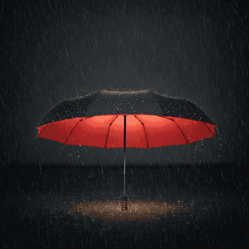 Automatic Open Umbrella 43 Inch Windproof Lightweight Rain Protection for Commuting Travel Daily Use City Walking