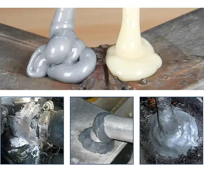 Industrial Epoxy Putty Stick for Steel Pipes Aluminum Auto Parts 2-Pack Heat Resistant Bonding Compound for Household Plumbing Machinery Aut