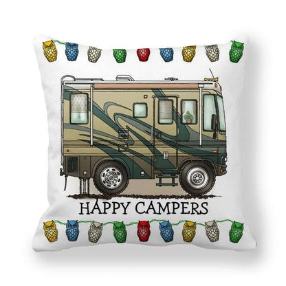 CAMPERLIVA – Housse de coussin de camping hibou pour une décoration extérieure douillette