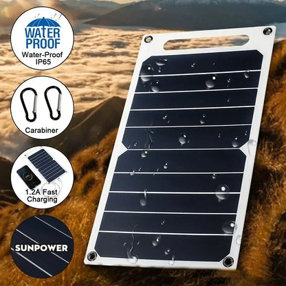 30W Solar Panel | Ultralight Design with USB Connection | Portable Solar Power for Outdoor Adventures