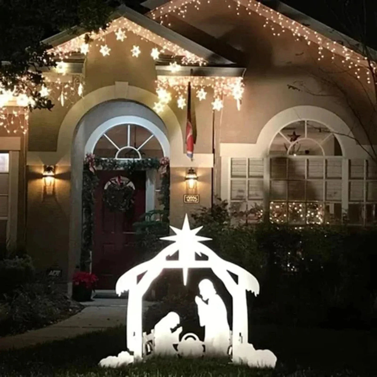 MANGERELLE – Crèche de Noël pour une décoration de fêtes élégante