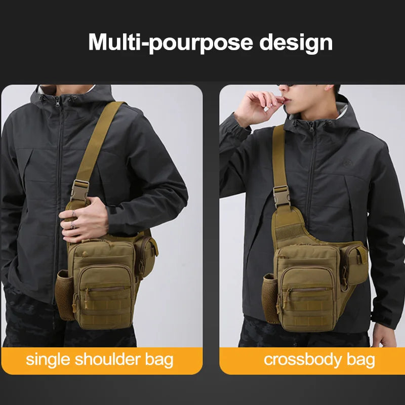 Prêt pour l'aventure | Sac de randonnée multi-poches au design résistant à l'eau | Options de transport polyvalentes pour vos aventures en plein air