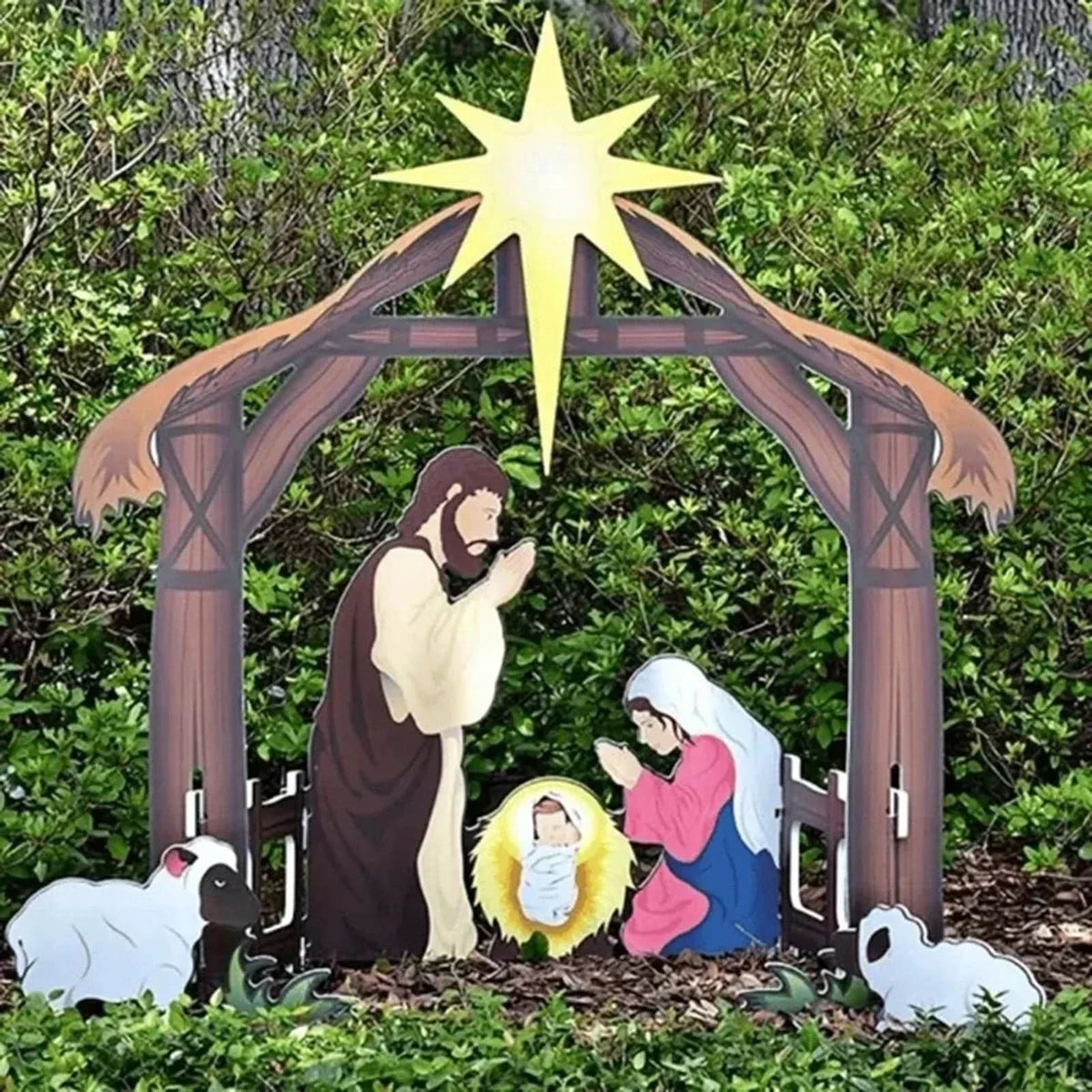 MANGERELLE – Crèche de Noël pour une décoration de fêtes élégante