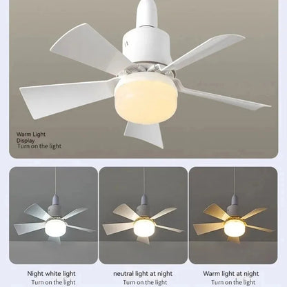 Multifunctional Ceiling Fan Light | 30W LED Dimming with Remote Control for Year-Round Comfort