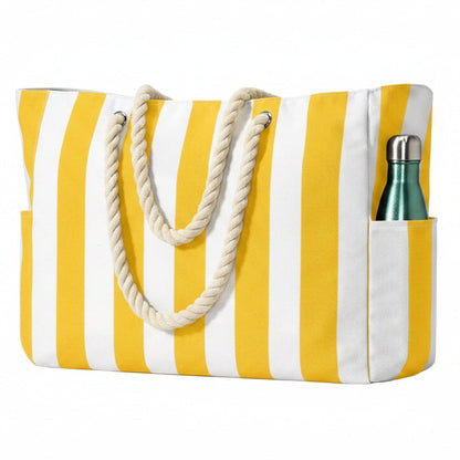 Sable Beach Bag - Large Waterproof Polyester Tote, Spacious Design for Women