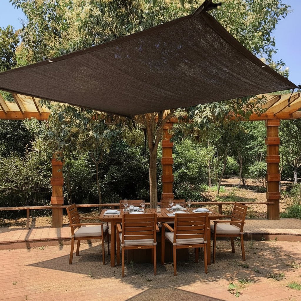 Sable Shade Cloth - UV-Resistant Garden Shade Fabric, Reinforced Corners