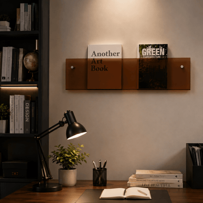 Sable Wall Magazine Holder - Elegant Minimalist Design, Space-Saving Storage