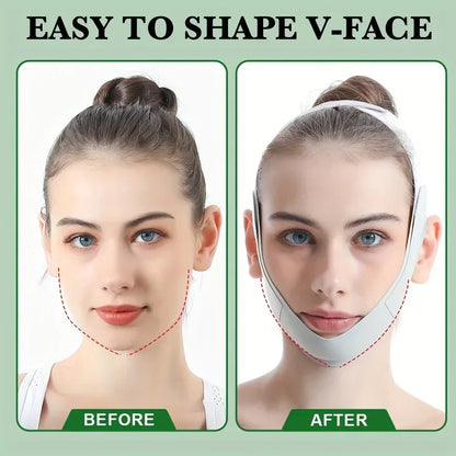 Jawline Shaping Compression Wrap – Sculpt and Firm Your Face with Daily Chin Lift Support for Women and Men