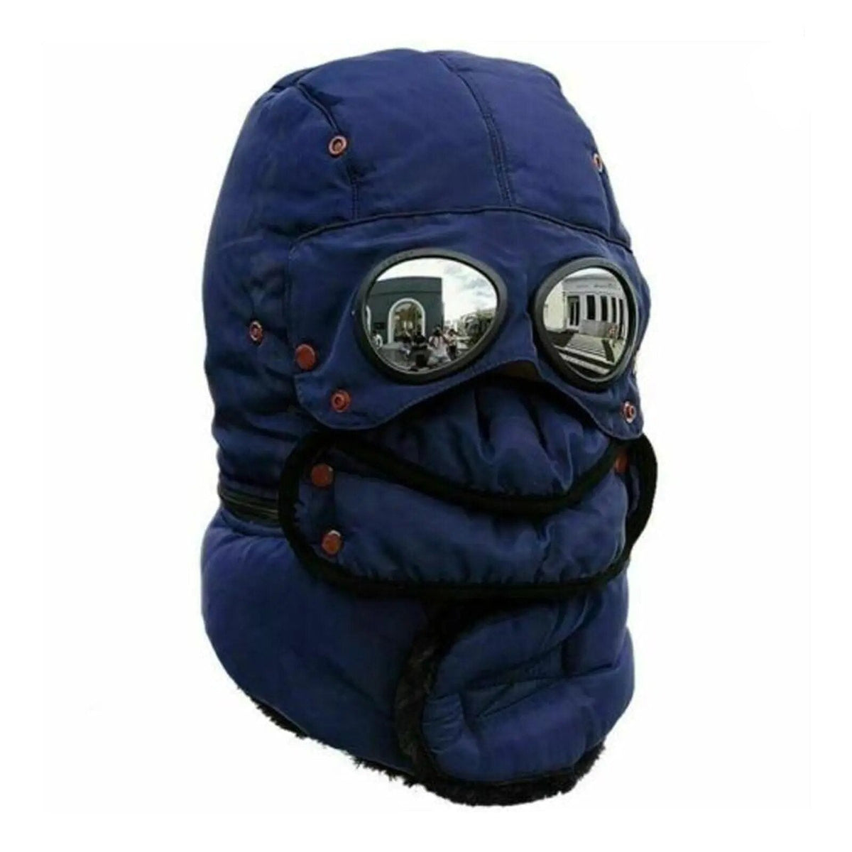 Bonnet thermique avec protection faciale coupe-vent