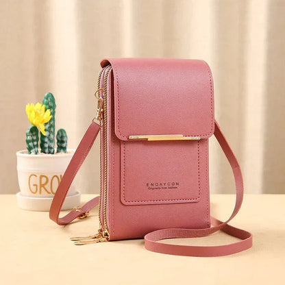 Sac bandoulière compact anti-RFID pour femme avec compartiment étanche pour téléphone, idéal pour les voyages