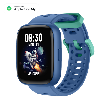 SafeWatch Kids | Montre connectée GPS pour enfants avec suivi de santé et jeux | Étanche IP68 pour un mode de vie actif