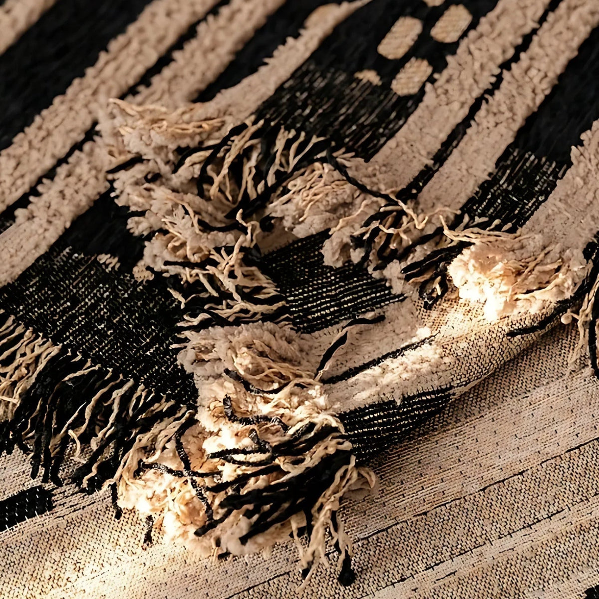 Sahara Sofa Cover - Plush Microfiber, Boho Design