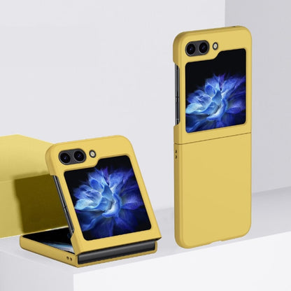 Protective Hard Shell Phone Case for Foldable Flip Smartphones – Wireless Charging Compatible, Raised Edge Screen Protection, Precision